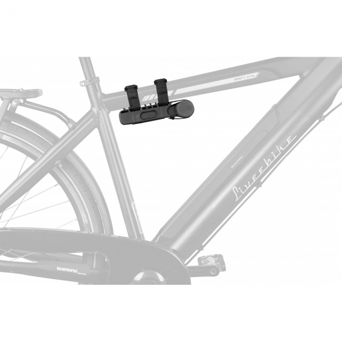 Lacat pliabil Force Fold 80 cm 6 elemente negru cu suport [7]