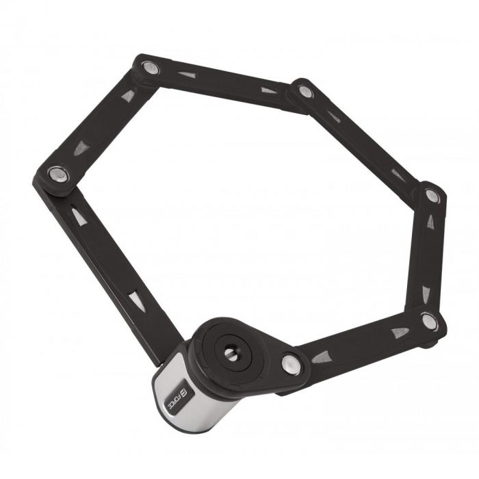 Lacat pliabil Force Fold 80 cm 6 elemente negru cu suport [4]