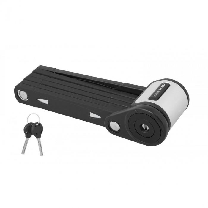 Lacat pliabil Force Fold 80 cm 6 elemente negru cu suport [3]