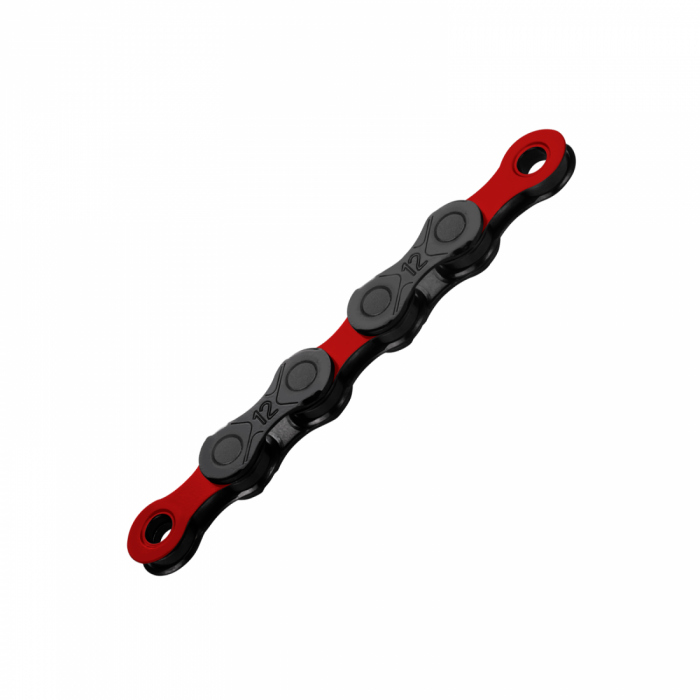 Lant KMC DLC 12 Negru/Rosu 12 Viteze 126 zale [2]