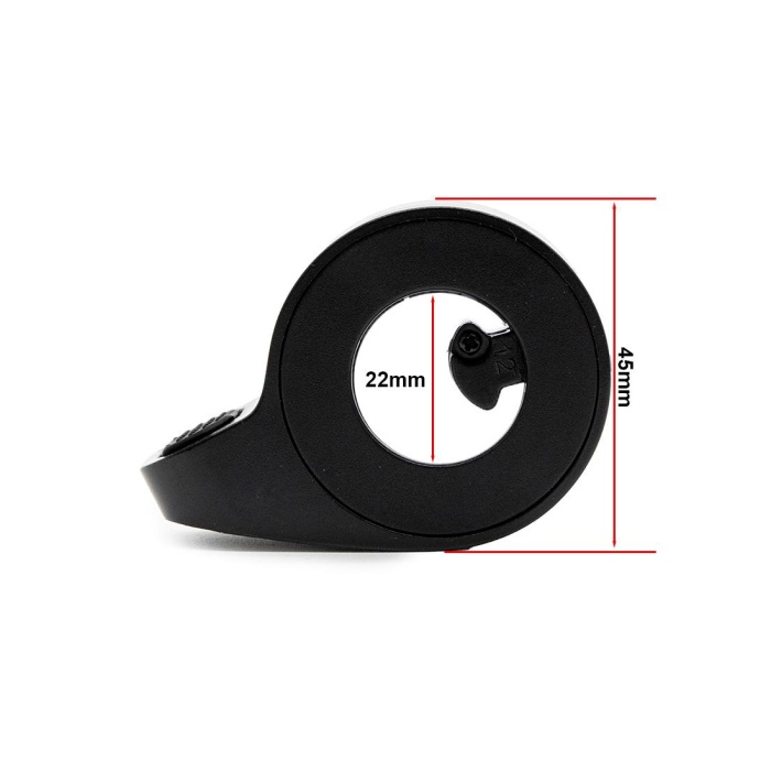 Maneta acceleratie trotineta electrica Xiaomi si Ninebot conector JST ZH neagra [2]