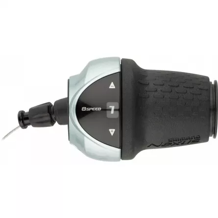 MANETA SCHIMBATOR SHIMANO NEXUS SL-C6000-8 DREAPTA 8V REVO ARGINTIU [3]