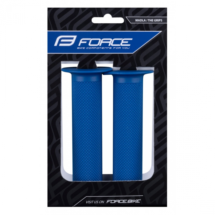 Mansoane Force BMX 130 cauciuc Albastre [2]