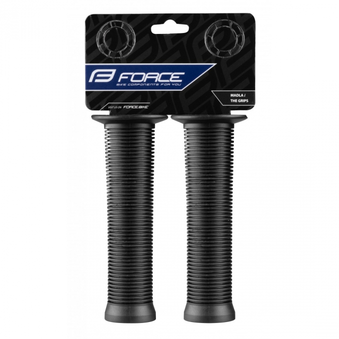 Mansoane Force BMX 135 cauciuc Negre [2]