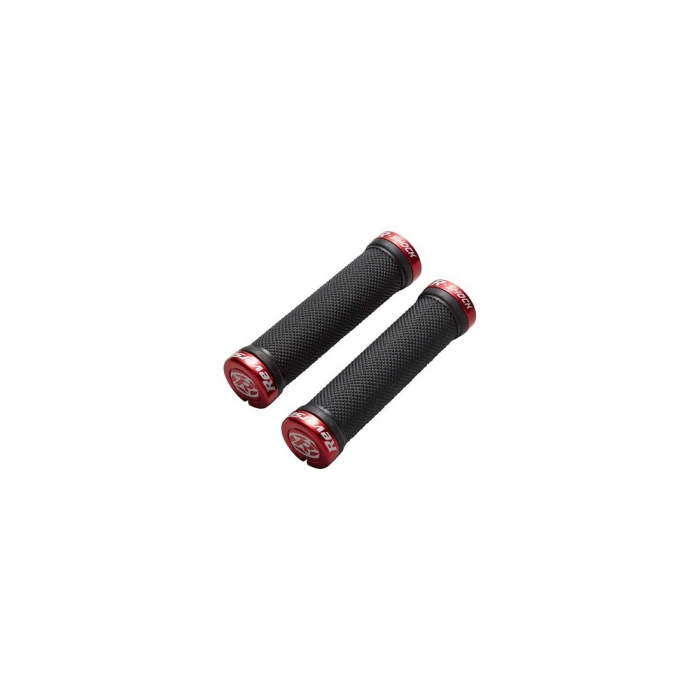 Mansoane Reverse R-Shock Lock On 130/29mm negru/rosu [2]
