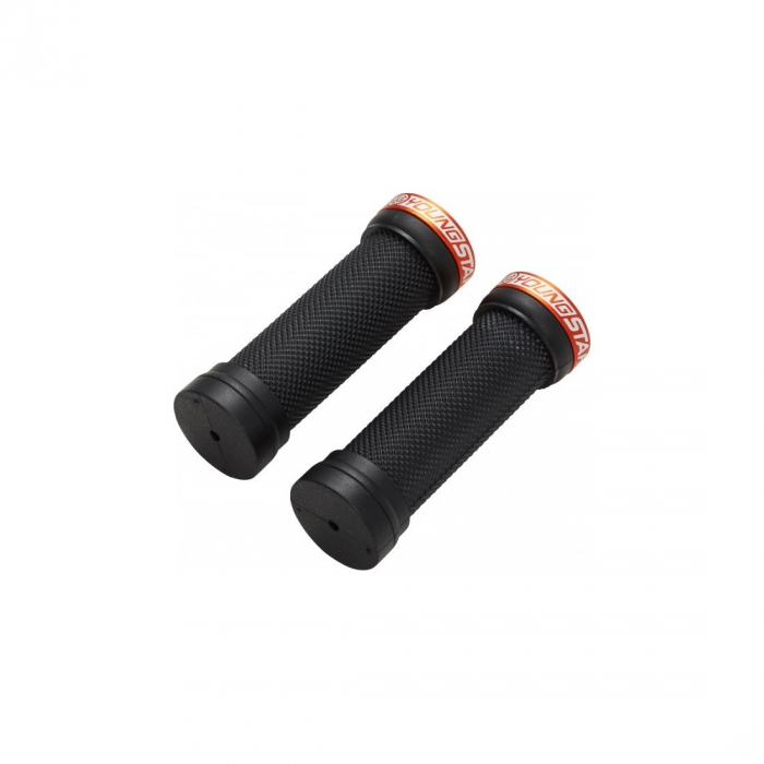 Mansoane Reverse Youngstar Lock-on 28x98mm negru/portocaliu [1]