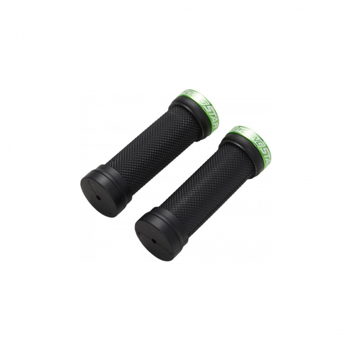 Mansoane Reverse Youngstar Lock-on 98/28mm negru/verde [1]