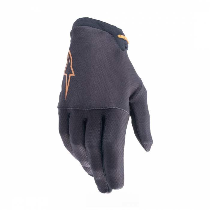 Manusi Alpinestars A-Aria Gloves Black Dark Gold S [1]