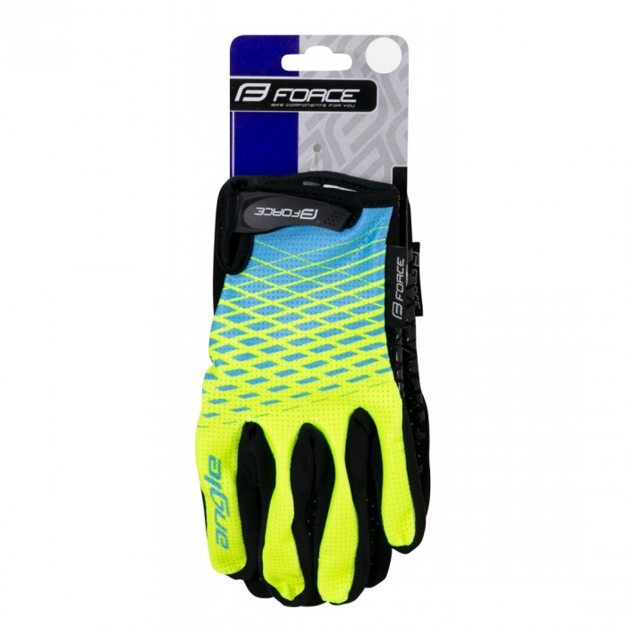 Manusi Force MTB Angle fluo/albastru L [2]