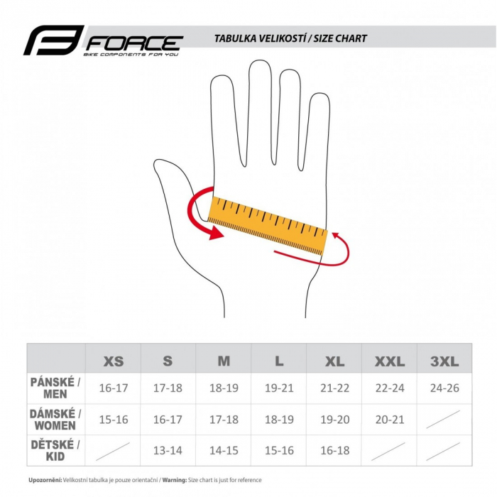 Manusi Force MTB Angle fluo/albastru L [3]
