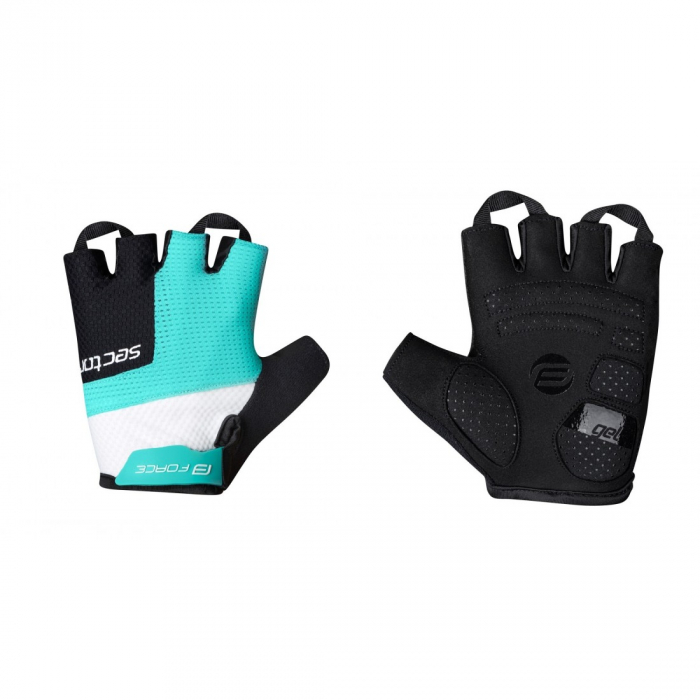 Manusi Force Sector Lady gel negru/turcoaz L [2]