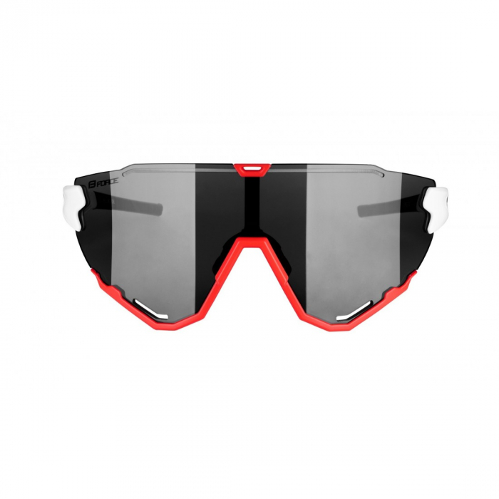 Ochelari Force Creed lentila neagra oglinda alb/rosu [2]