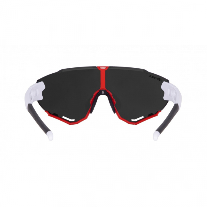 Ochelari Force Creed lentila neagra oglinda alb/rosu [3]