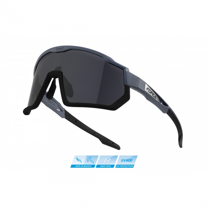 Ochelari Force Drift Gri/Negru lentile negre [1]