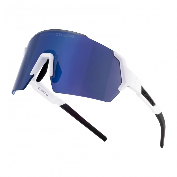 Ochelari Force Electra Albi lentile albastre [4]