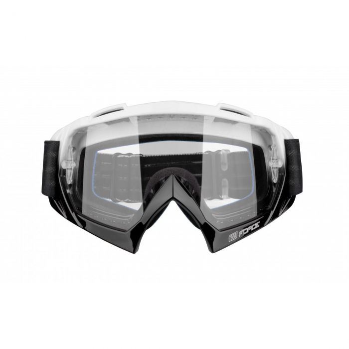 Ochelari Force GRIME negri lentile transparente + 10 tear offs [4]