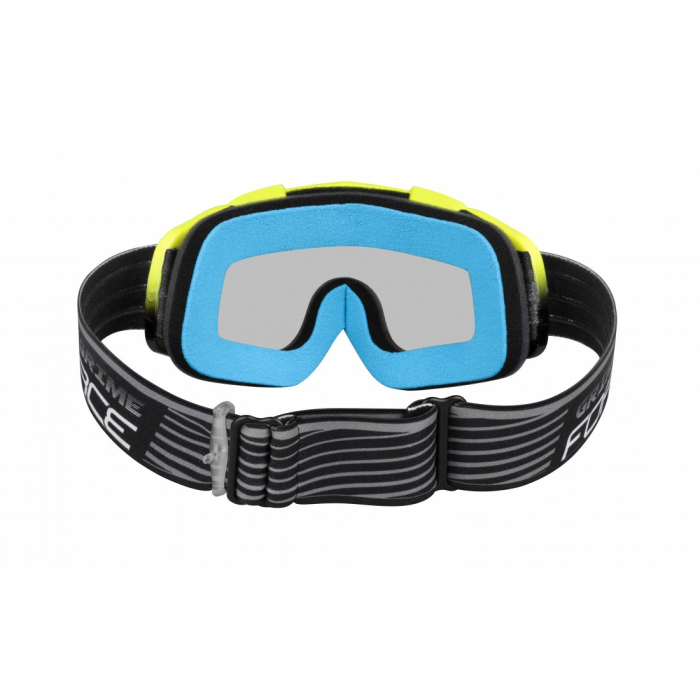 Ochelari Force GRIME negru-fluo lentile transparente + 10 tear offs [5]