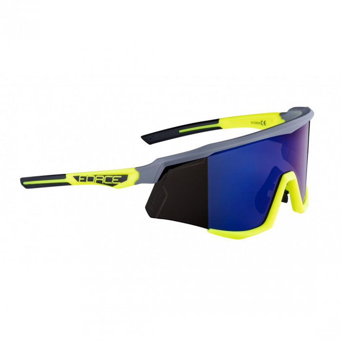 Ochelari Force Sonic lentila albastra oglinda gri/fluo [1]
