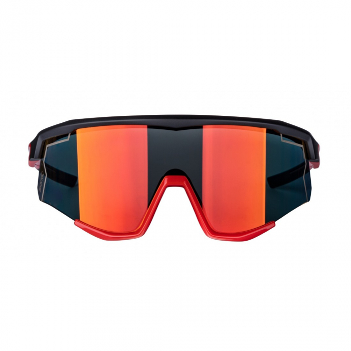 Ochelari Force Sonic lentila rosie oglinda negru/rosu [2]