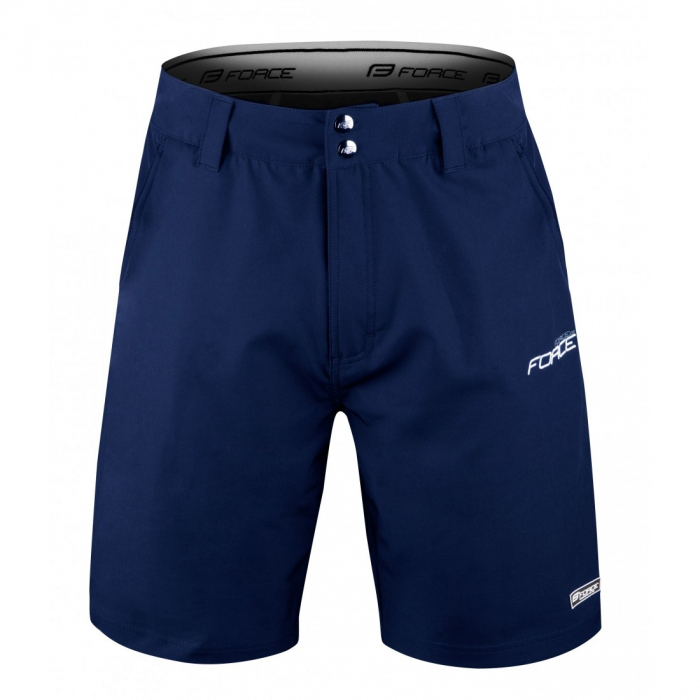 Pantaloni Force Blade MTB cu sub-pantaloni cu bazon Navy XXXL [3]