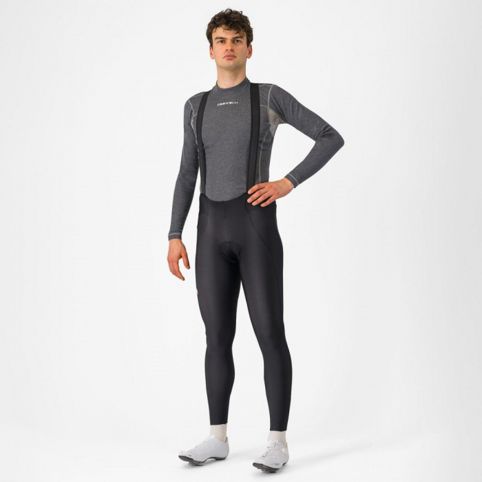 Pantaloni lungi cu bretele Castelli Espresso Negru M [8]