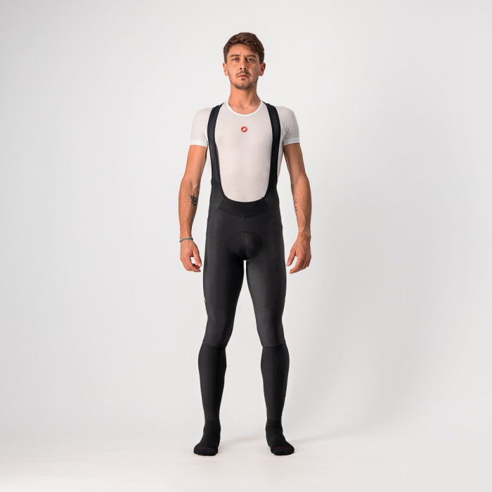 Pantaloni lungi cu bretele Castelli Velocissimo 5 Negru/Gri S [3]