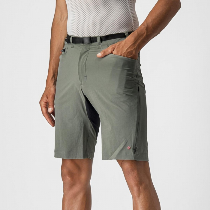 Pantaloni scurti Castelli Unlimited Trail Baggy Kaki XL [4]