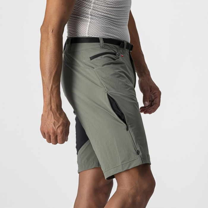 Pantaloni scurti Castelli Unlimited Trail Baggy Kaki XL [3]