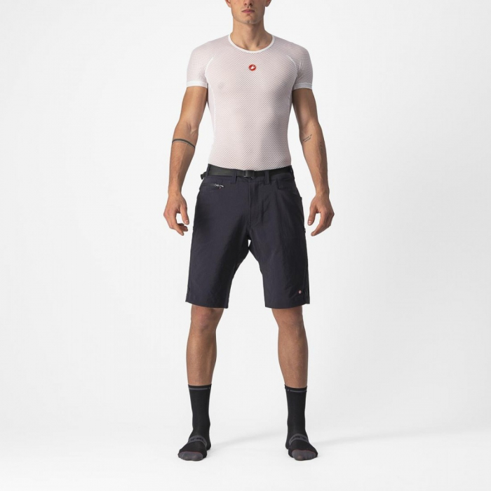 Pantaloni scurti Castelli Unlimited Trail Baggy Negru XXL [1]