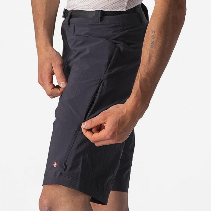Pantaloni scurti Castelli Unlimited Trail Baggy Negru XXL [3]