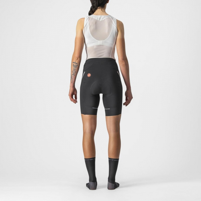 Pantaloni scurti Castelli Velocissima 3 de dama Negru/Argintiu M [2]