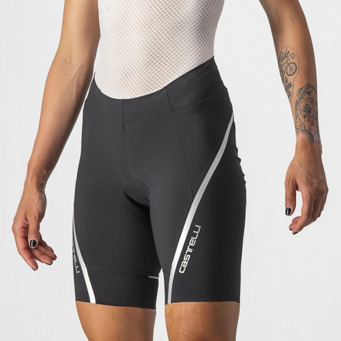 Pantaloni scurti Castelli Velocissima 3 de dama Negru/Argintiu M [4]