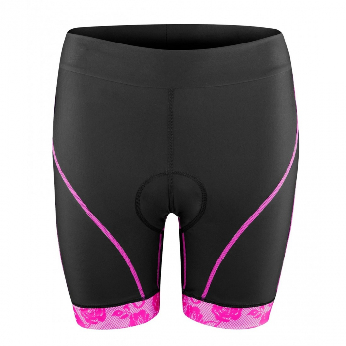 Pantaloni scurti cu bazon Force Rose Lady negru/roz XS [4]
