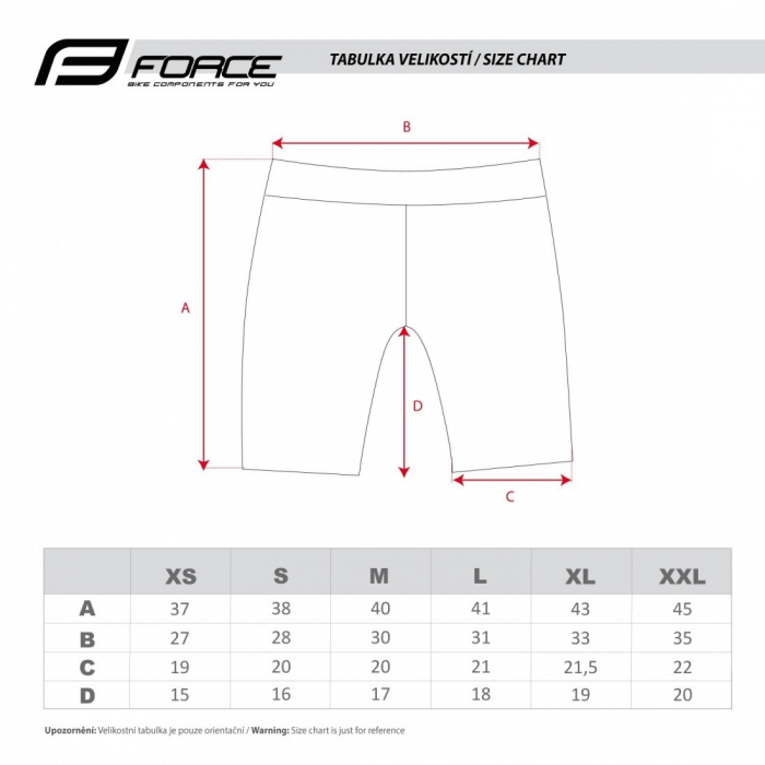 Pantaloni scurti cu bazon Force Rose Lady negru/roz XS [3]