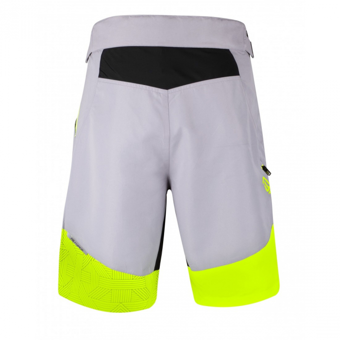 Pantaloni scurti cu bazon Force Storm gri/fluo M [1]