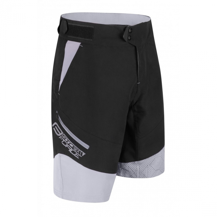 Pantaloni scurti cu bazon Force Storm negru/gri negru/gri XS [2]