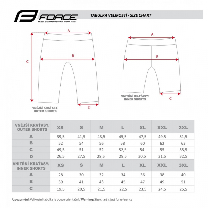 Pantaloni scurti cu bazon Force Storm negru/gri negru/gri XS [5]
