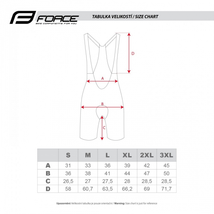 Pantaloni scurti cu bazon si bretele Force Action Negru XL [7]