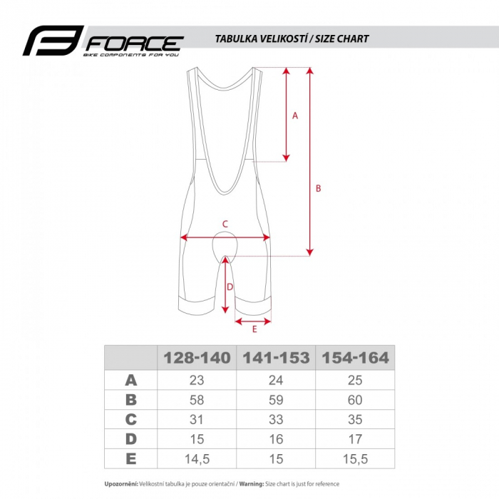 Pantaloni scurti cu bazon si bretele Force Kid Victory gri 141-153 cm [4]