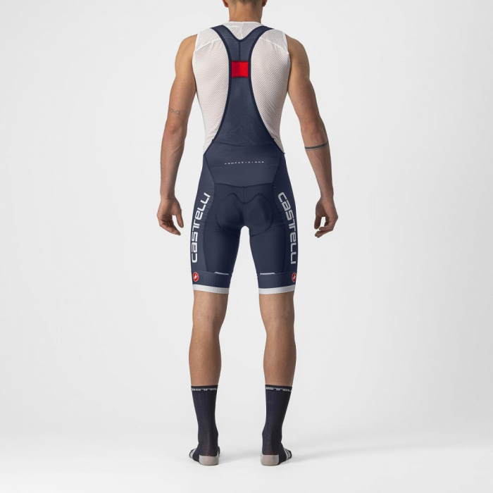 Pantaloni scurti cu bretele Castelli Competizione Kit Indigo/Gri M [3]