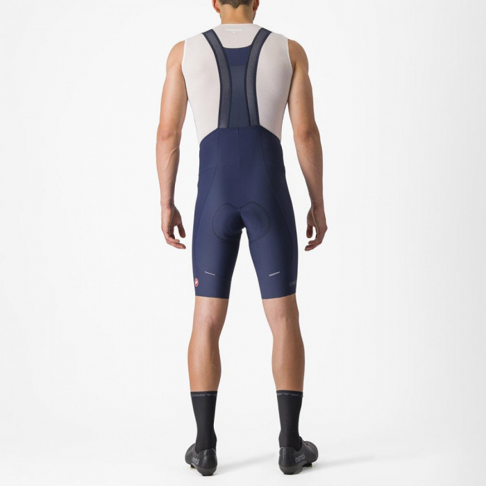 Pantaloni scurti cu bretele Castelli Espresso Indigo M [2]