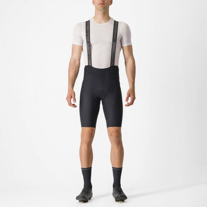 Pantaloni scurti cu bretele Castelli Espresso Negru S [1]