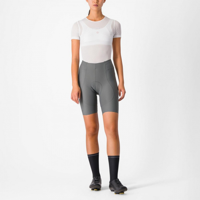 Pantaloni scurti cu bretele Castelli Espresso W de dama Antracit M [1]