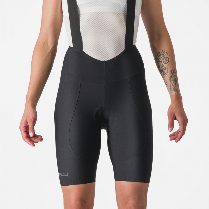 Pantaloni scurti cu bretele Castelli Espresso W DT de dama Negru M [6]