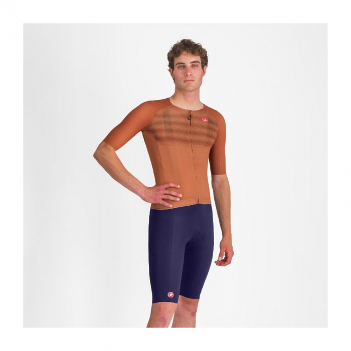 Pantaloni scurti cu bretele Castelli Free Aero Race S, pentru barbati, albastru belgian, XXL [1]