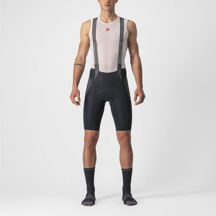 Pantaloni scurti cu bretele Castelli Free Unlimited Negru M [1]