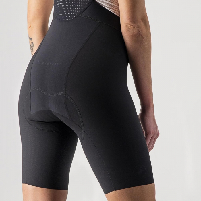 Pantaloni scurti cu bretele Castelli Premio Black W de dama Negru L [6]