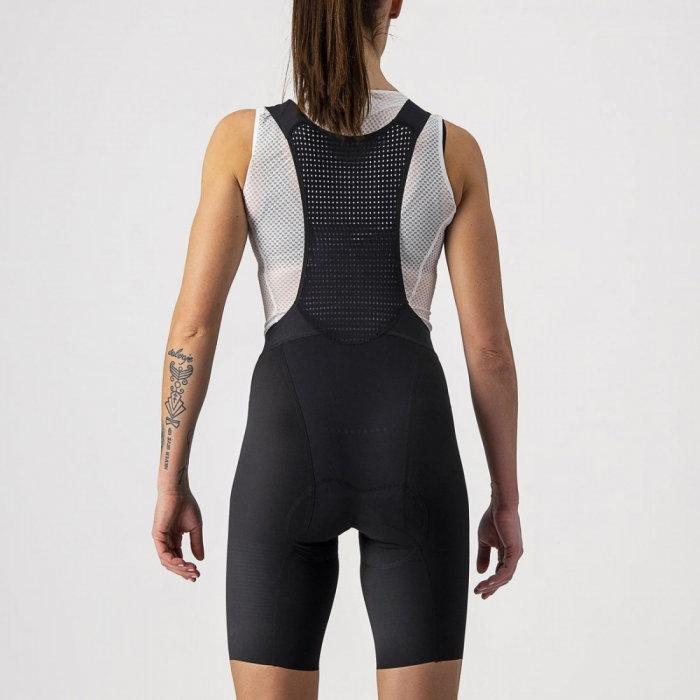 Pantaloni scurti cu bretele Castelli Premio Black W de dama Negru S [4]