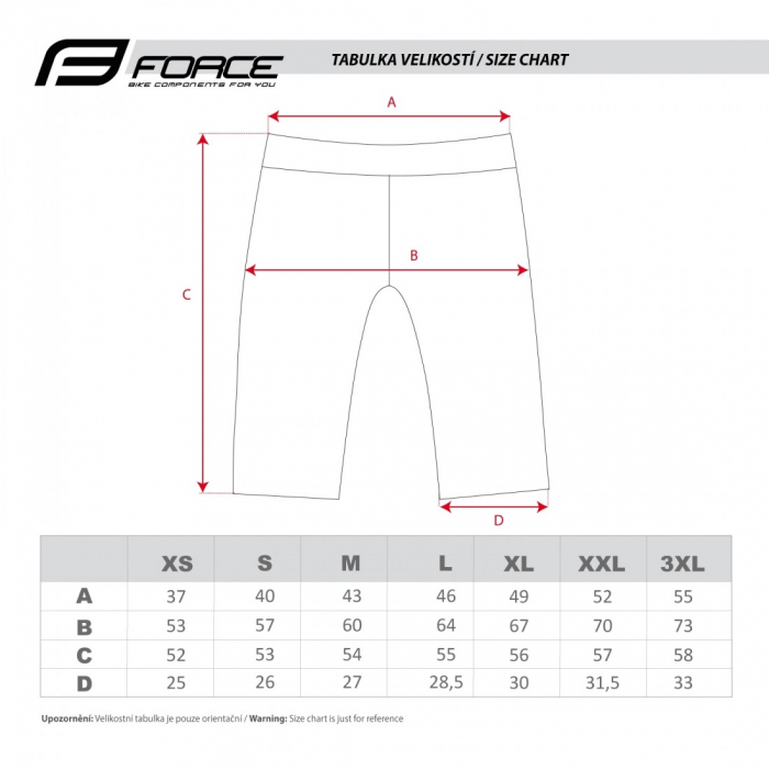 Pantaloni Scurti Force Blade MTB Fara Bazon Black XL [5]