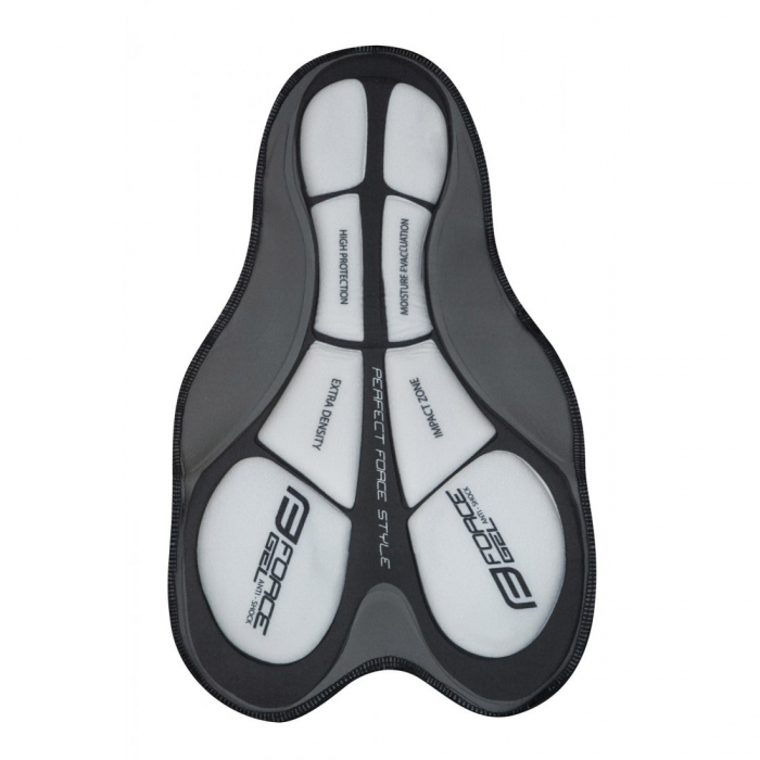 Pantaloni scurti Force MTB-11 bazon detasabil Gri/Rosu/Negru XS [4]